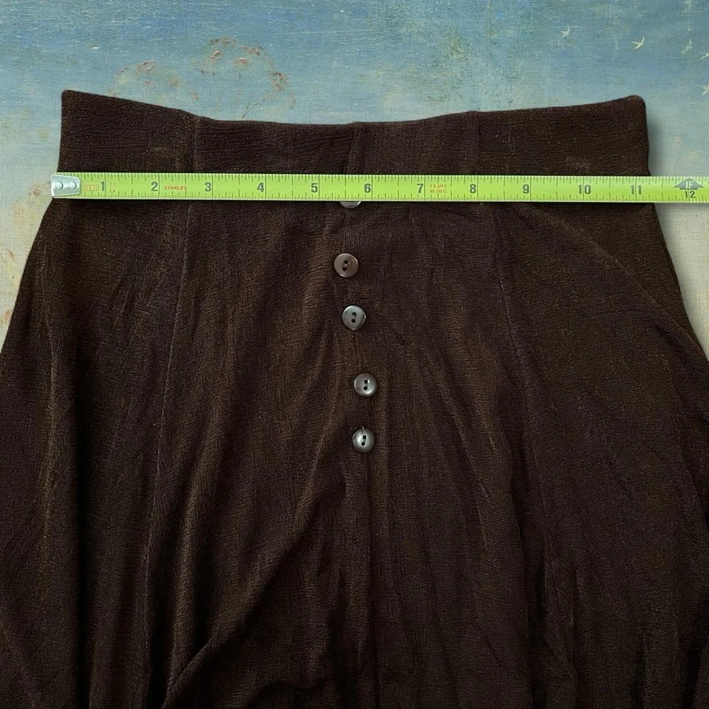90s brown sailor skirt - Picture 4 of 4